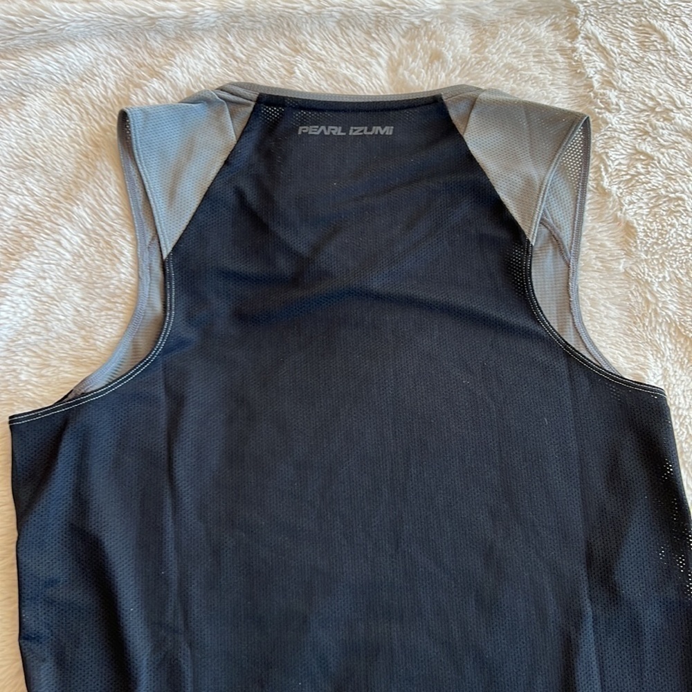 PEARL IZUMI Women's Launch SL Sleeveless Grey Mesh Cycling Jersey large - Picture 6 of 9